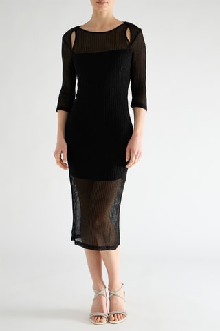Robe fourreau - Noir