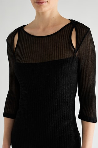 Robe fourreau - Noir