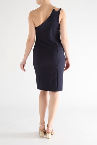 Robe asymétrique - Bleu marine