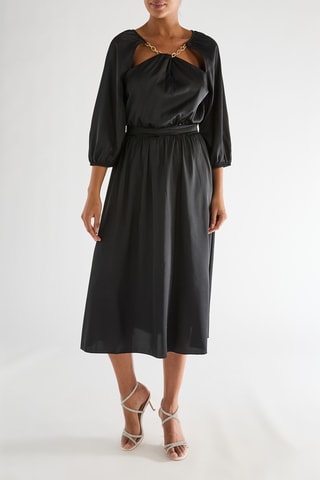 Robe midi - Noir