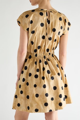 Robe patineuse - Noir et beige