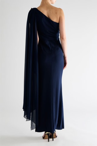 Robe asymétrique - Bleu