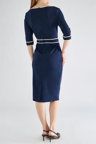 Robe fourreau - Bleu
