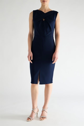 Robe fourreau - Bleu