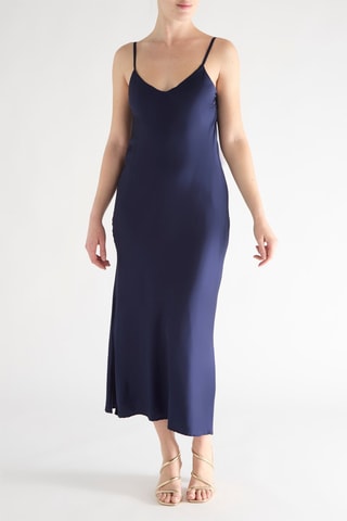 Robe longue - Bleu marine