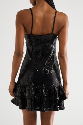 Robe volantée - Noir