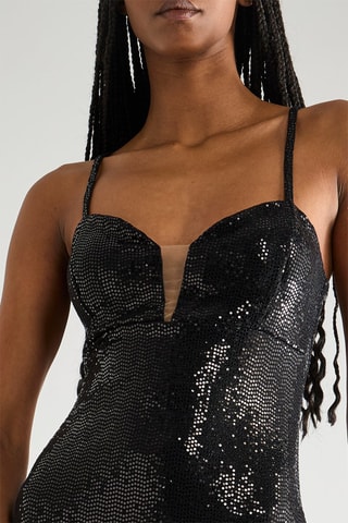 Robe volantée - Noir
