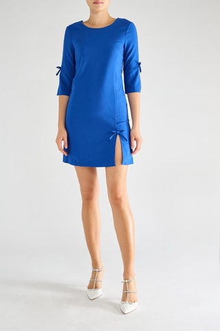 Robe droite - Bleu