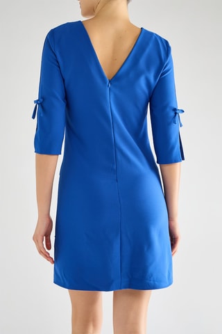 Robe droite - Bleu