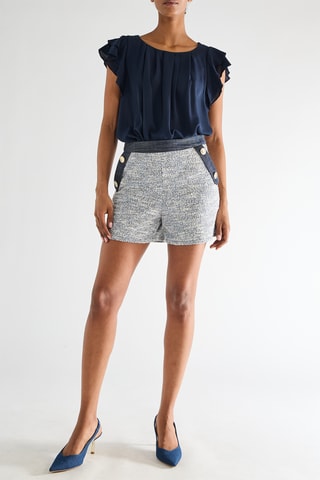 Short droit - Bleu