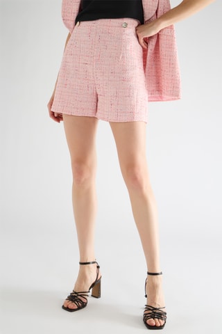 Short en tweed - Rose