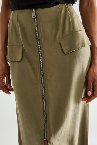 Jupe longue - Kaki