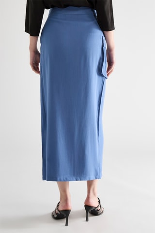 Jupe portefeuille - Bleu clair