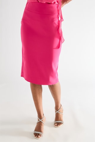 Jupe droite - Fuchsia