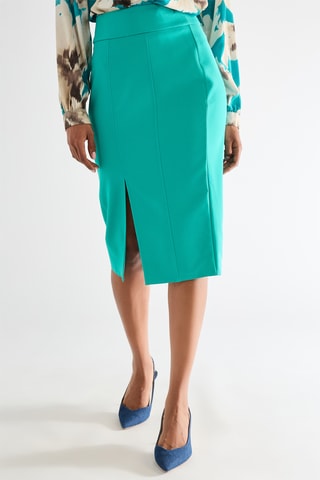 Jupe fourreau - Turquoise