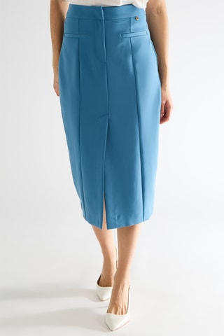 Jupe midi - Bleu clair