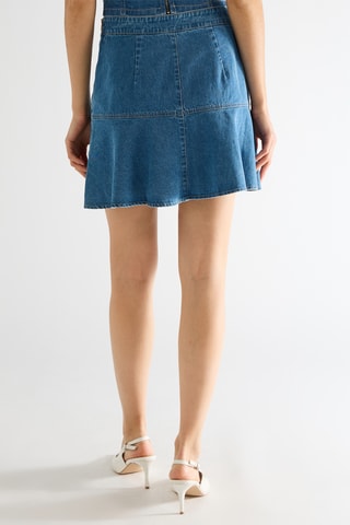 Minijupe en jean - Bleu