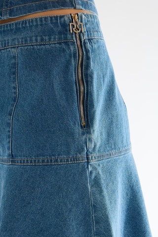 Minijupe en jean - Bleu