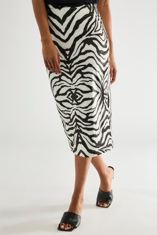 Jupe midi - Blanc