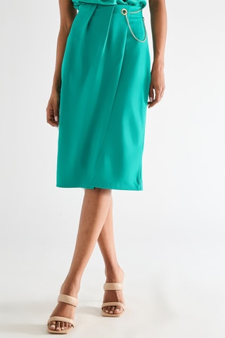 Jupe portefeuille - Vert