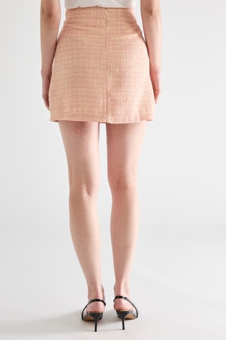 Minijupe en tweed - Rose