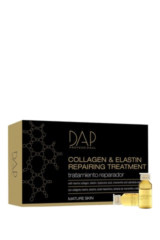 Soin réparateur Collagène et Elastine - Tout type de peau - 12 ampoules x 3 ml