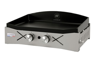 Plancha au gaz Sekoia 260 - 2 brûleurs - 60 x 40 cm
