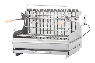 Barbecue à charbon en acier inoxydable Exclusive Mendy - 54 x 32 cm