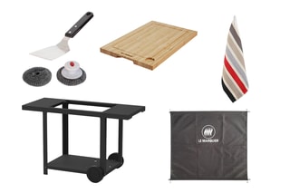 Chariot pour plancha Pure avec accessoires