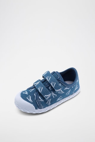 Tennis en jean - Bleu