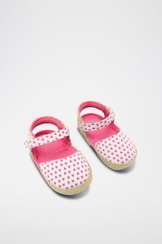 Chaussons - Rose et blanc