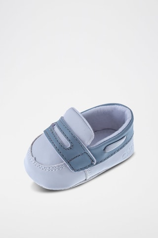 Chaussons - Blanc et ciel