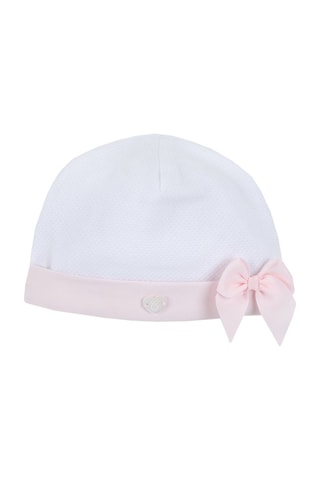 Bonnet - Blanc et rose