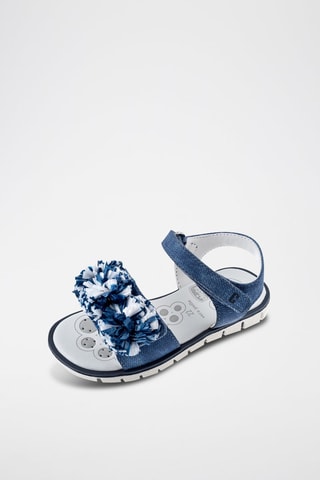 Sandales en jean - Bleu marine
