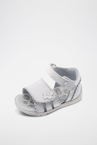 Sandales en cuir - Blanc
