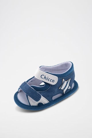 Sandales en jean - Bleu marine