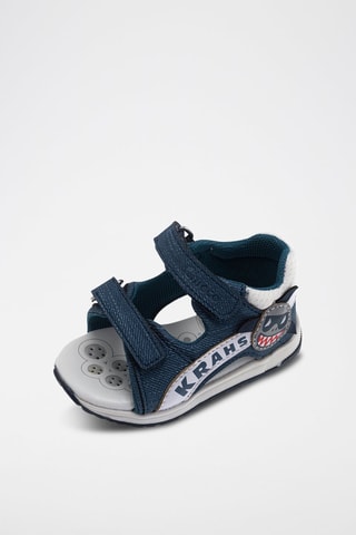 Sandales en jean - Bleu marine