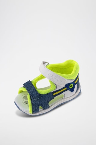 Sandales en jean - Bleu foncé