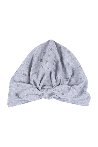 Turban - Gris clair chiné
