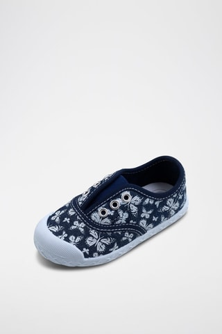Slip-on - Bleu marine et blanc