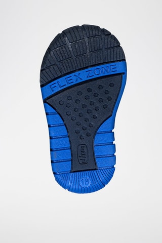 Baskets en cuir - Bleu marine