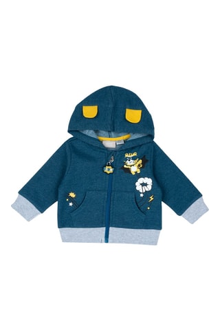 Sweat à capuche - Bleu