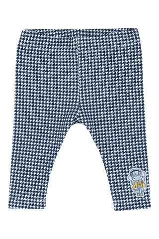 Pantalon - Blanc et bleu marine