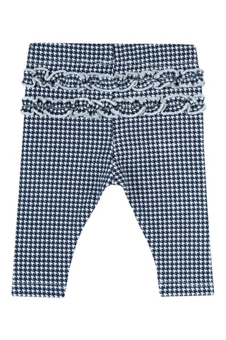 Pantalon - Blanc et bleu marine