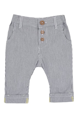 Pantalon rayé - Blanc et noir