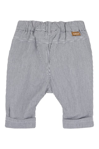 Pantalon rayé - Blanc et noir
