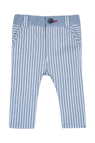 Pantalon - Indigo et blanc