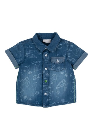 Chemise en jean - Bleu