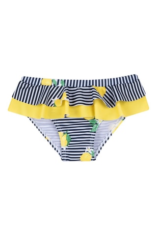 Bas de maillot - Bleu marine et blanc