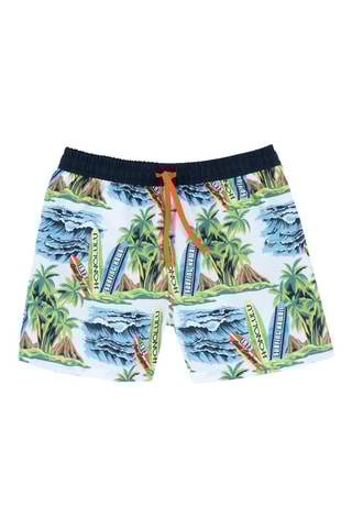 Short de bain - Blanc